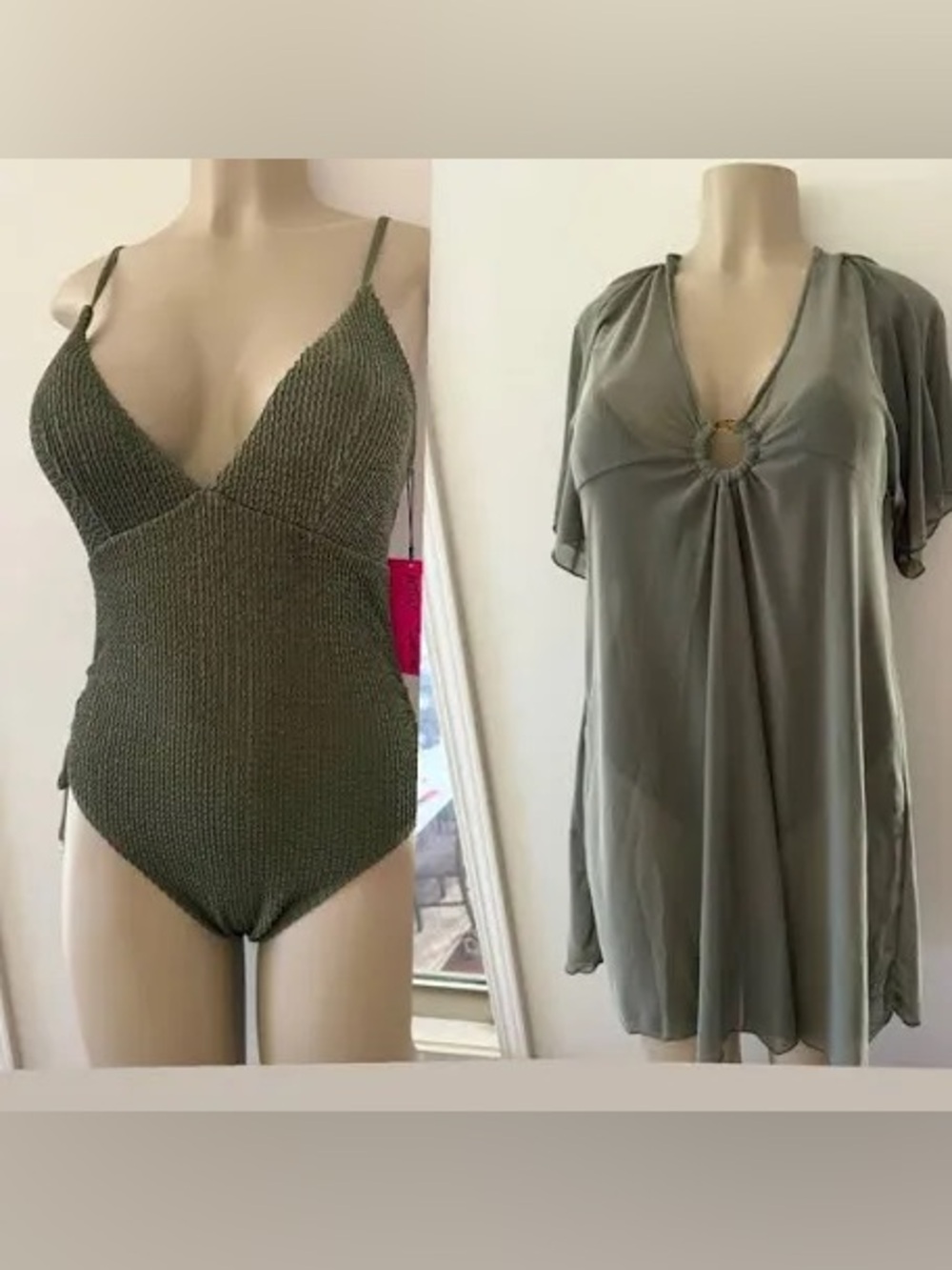 Betsy Johnson Swimsuit with Matching Kimono Coverup